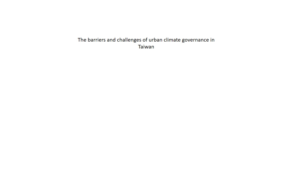 The barriers and challenges of urban